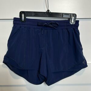 EUC Lululemon Hotty Hot Short in Hero Blue